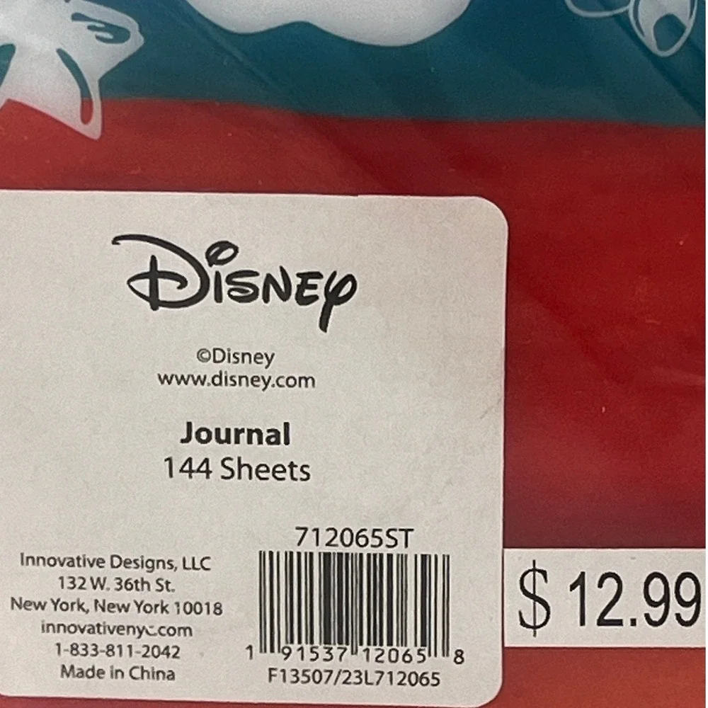 Disney Stitch Elvis Theme Journal 144-Sheet Notebook